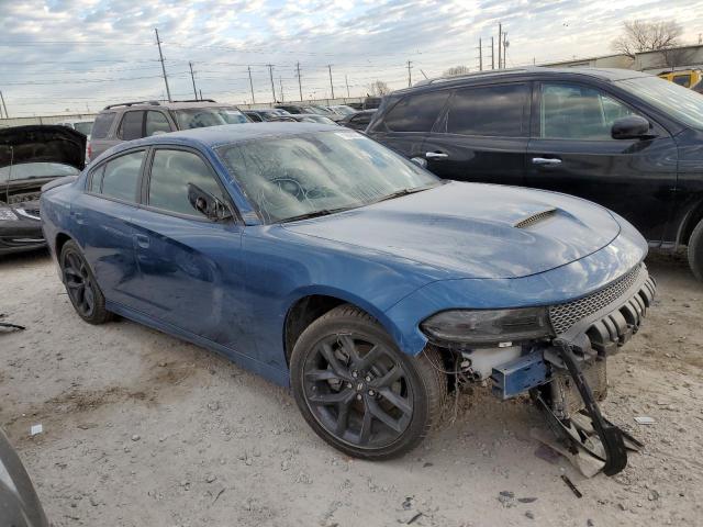 2C3CDXHG4NH206277 - 2022 DODGE CHARGER GT BLUE photo 4