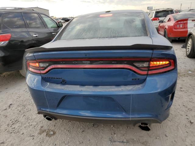 2C3CDXHG4NH206277 - 2022 DODGE CHARGER GT BLUE photo 6