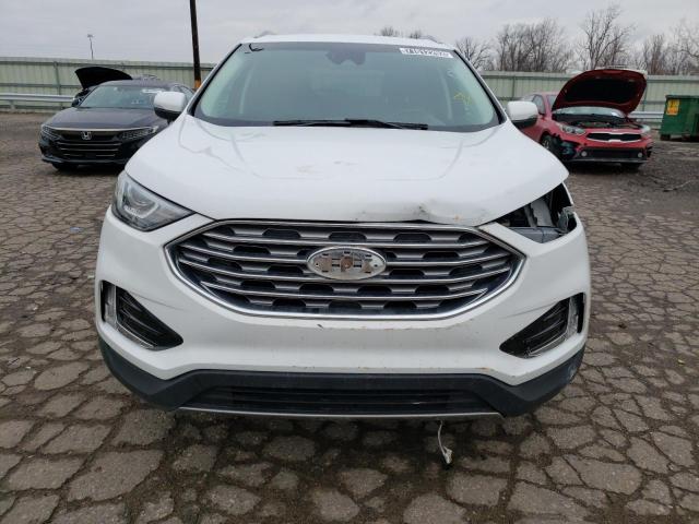 2FMPK4J94KBB86667 - 2019 FORD EDGE SEL WHITE photo 5