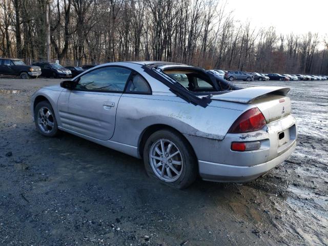 4A3AC44G21E032931 - 2001 MITSUBISHI ECLIPSE GS GRAY photo 2