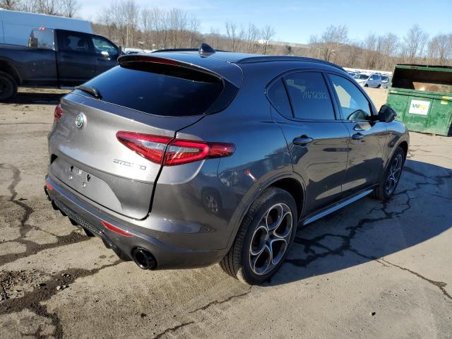 ZASPAKBN9M7D13312 - 2021 ALFA ROMEO STELVIO TI GRAY photo 3