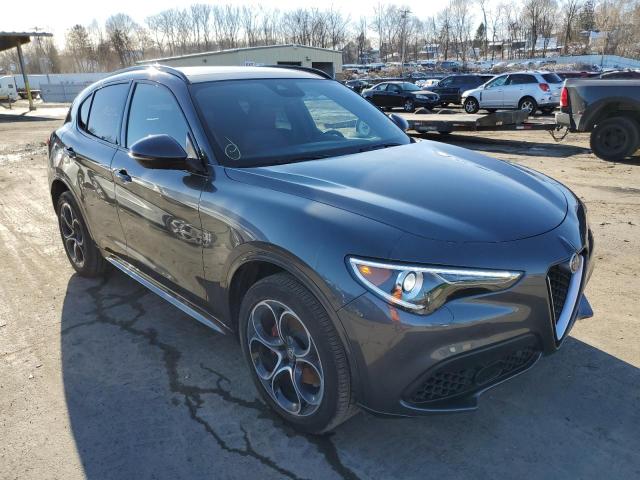 ZASPAKBN9M7D13312 - 2021 ALFA ROMEO STELVIO TI GRAY photo 4