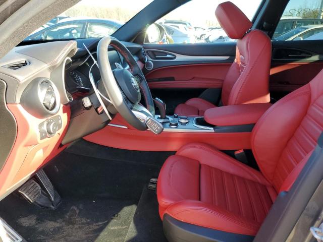 ZASPAKBN9M7D13312 - 2021 ALFA ROMEO STELVIO TI GRAY photo 7