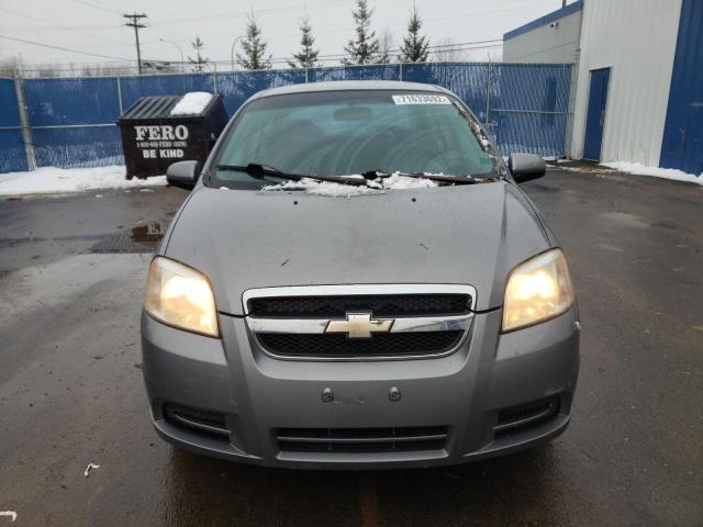 KL1TD556X7B116291 - 2007 CHEVROLET AVEO BASE GRAY photo 5