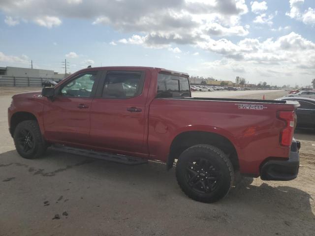 1GCPYFED2KZ114487 - 2019 CHEVROLET SILVERADO BURGUNDY photo 2