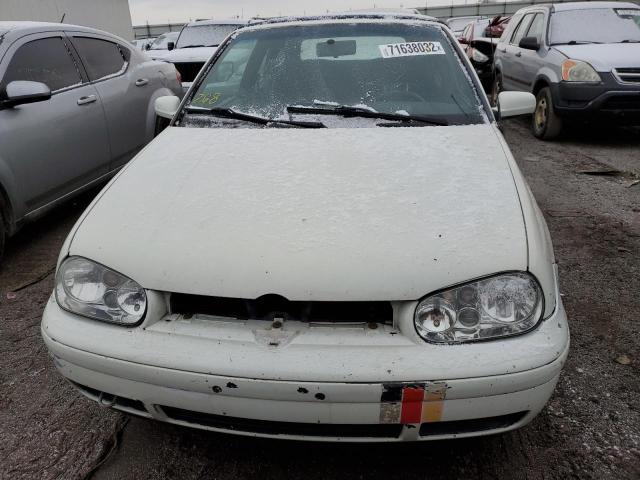 3VWCC21V9YM802675 - 2000 VOLKSWAGEN CABRIO GL WHITE photo 5