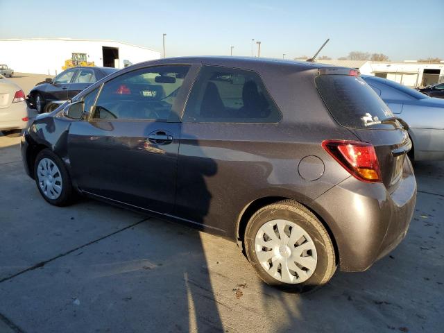 VNKJTUD35GA057216 - 2016 TOYOTA YARIS L GRAY photo 2