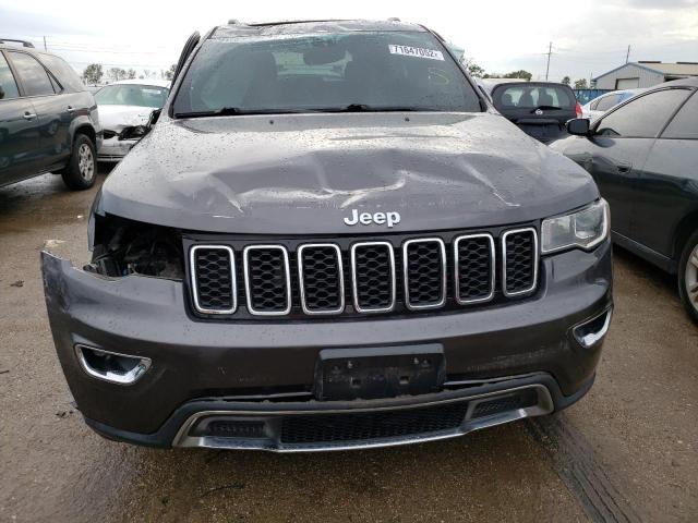 1C4RJFBG4HC951507 - 2017 JEEP GRAND CHER GRAY photo 5