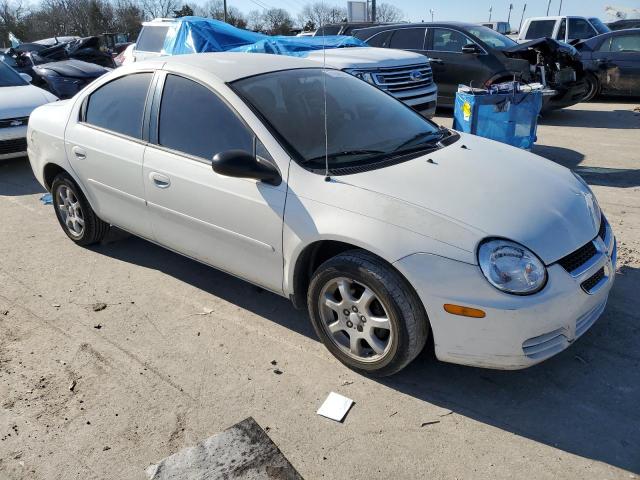 1B3ES56C45D175206 - 2005 DODGE NEON SXT WHITE photo 4