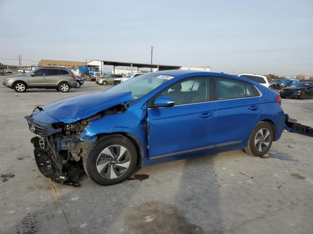 KMHC75LC2JU090639 - 2018 HYUNDAI IONIQ SEL BLUE photo 1