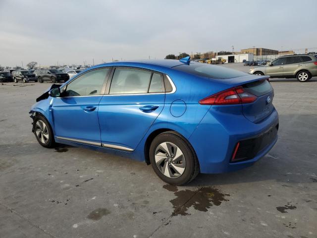 KMHC75LC2JU090639 - 2018 HYUNDAI IONIQ SEL BLUE photo 2