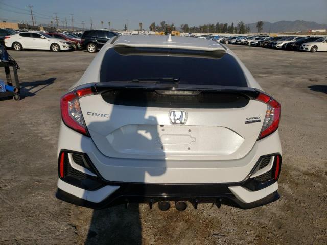 SHHFK7H96LU407034 - 2020 HONDA CIVIC SPOR WHITE photo 6