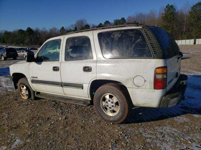 1GNEC13TX1J173178 - 2001 CHEVROLET TAHOE WHITE photo 2