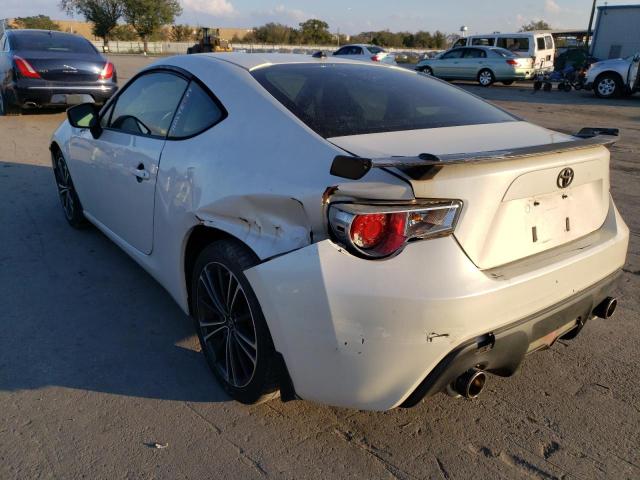 JF1ZNAA19D2700640 - 2013 TOYOTA SCION FR-S WHITE photo 2