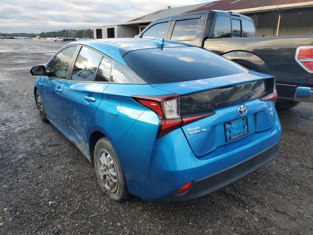 JTDKAMFU4M3142220 - 2021 TOYOTA PRIUS SPEC BLUE photo 2