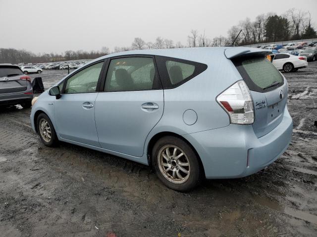 JTDZN3EU8D3217564 - 2013 TOYOTA PRIUS V BLUE photo 2