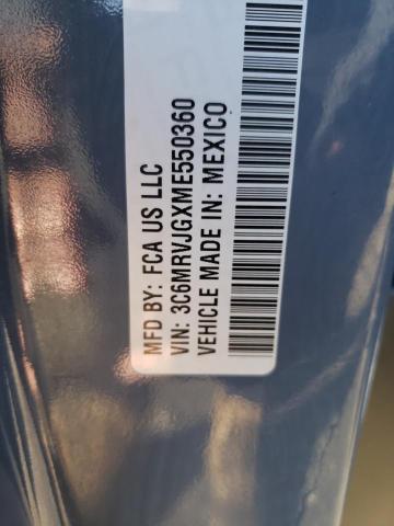 3C6MRVJGXME550360 - 2021 RAM PROMASTER 蓝色 照片 12