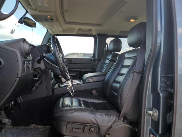 5GRGN22U85H132068 - 2005 HUMMER H2 SUT GRAY photo 7