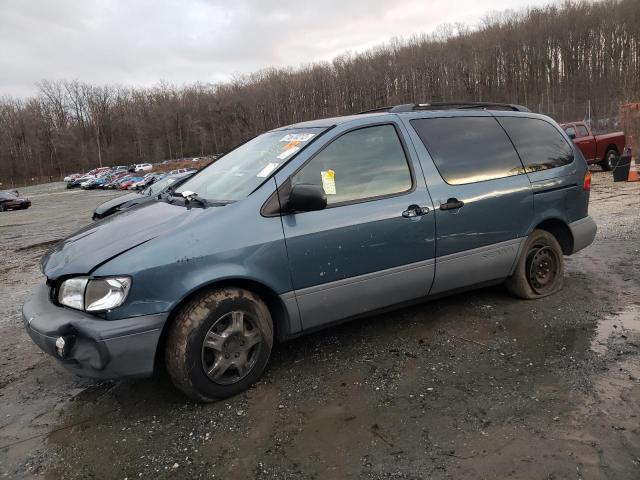 4T3ZF13C6YU317614 - 2000 TOYOTA SIENNA LE BLUE photo 1