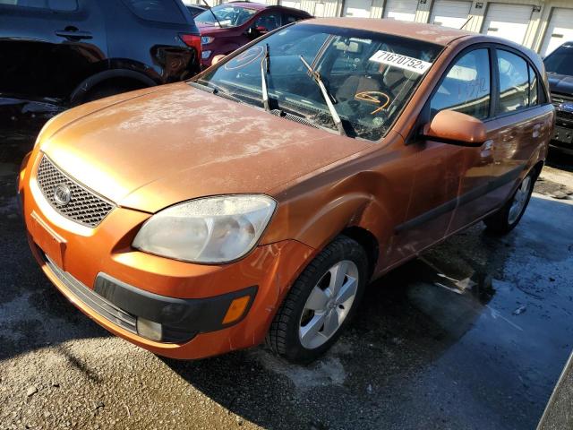 KNADE163876233073 - 2007 KIA RIO 5 SX ORANGE photo 1