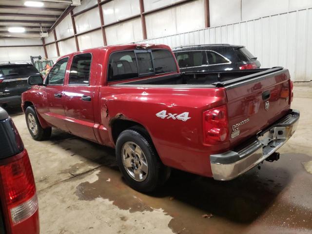 1D7HW48NX6S****** - 2006 DODGE DAKOTA QUA BURGUNDY photo 2