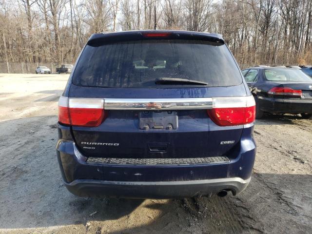 1C4RDJDG8CC322459 - 2012 DODGE DURANGO CR BLUE photo 6