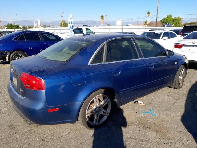 WAUAF78E76A035355 - 2006 AUDI A4 2 TURBO BLUE photo 3