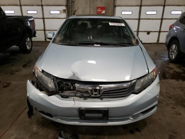 19XFB2F99CE023293 - 2012 HONDA CIVIC EXL 蓝色 照片 5