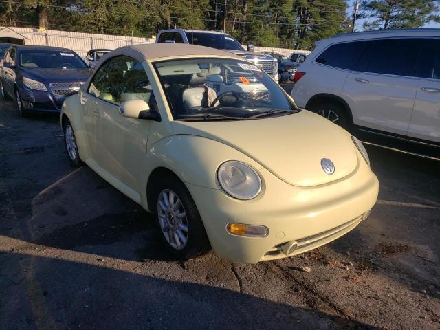 3VWCM31Y24M326499 - 2004 VOLKSWAGEN NEW BEETLE YELLOW photo 4