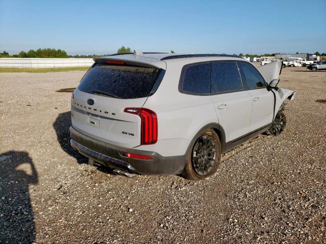 5XYP3DHC7MG179388 - 2021 KIA TELLURIDE GRAY photo 4