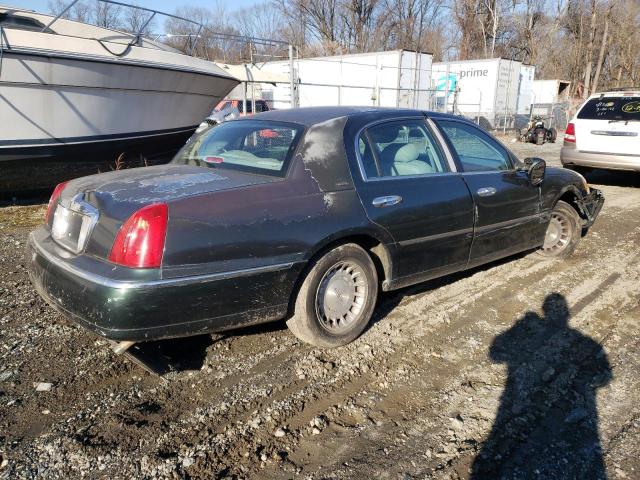 1LNFM81W9WY629276 - 1998 LINCOLN TOWN CAR E GREEN photo 3