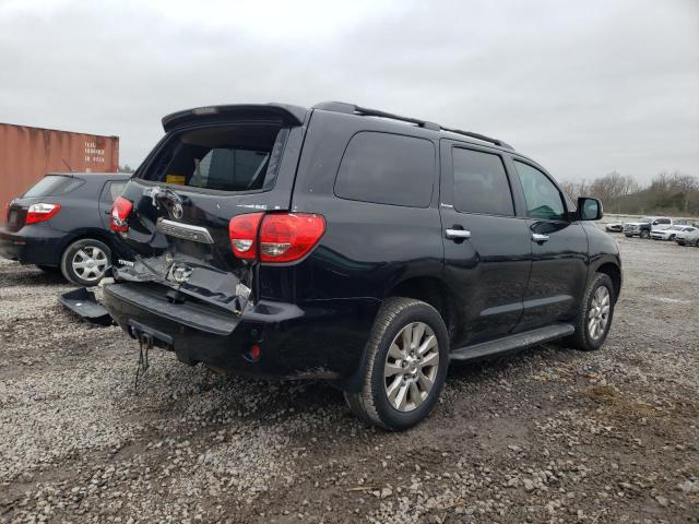 5TDZY67A58S013336 - 2008 TOYOTA SEQUOIA PL BLACK photo 3