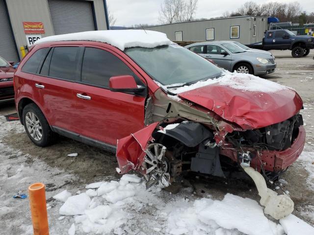 2FMDK3JC6BBA22278 - 2011 FORD EDGE SEL RED photo 4