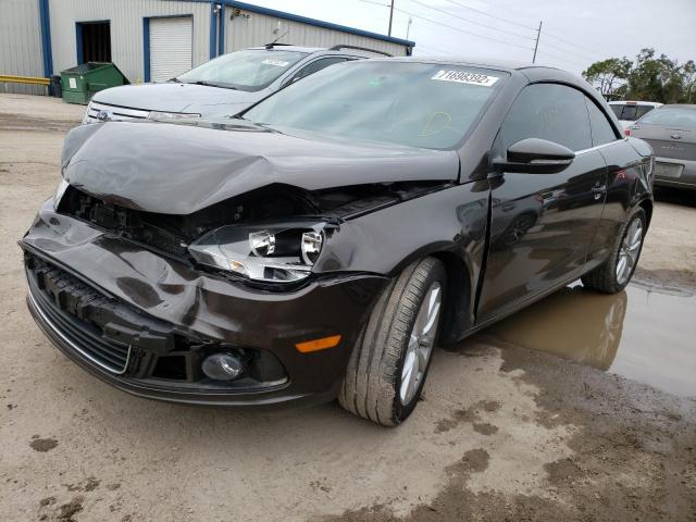 WVWBW8AH6EV005367 - 2014 VOLKSWAGEN EOS KOMFOR 棕色 照片 1