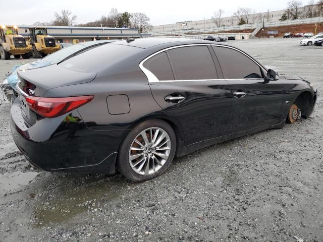 JN1EV7ARXJM430886 - 2018 INFINITI Q50 LUXE BLACK photo 3