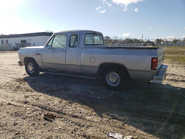 3B7GE13Y4LM055270 - 1990 DODGE D-SERIES D SILVER photo 2