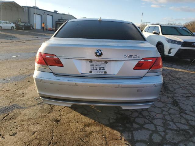 WBAHL83587DT09425 - 2007 BMW 750 I SILVER photo 6