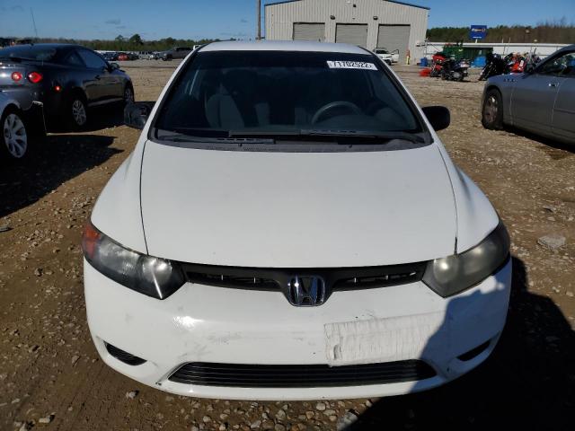 2HGFG12297H556339 - 2007 HONDA CIVIC DX WHITE photo 5