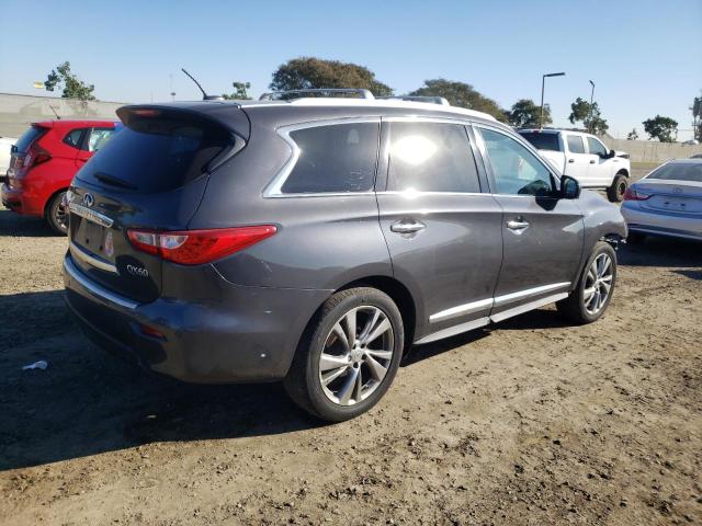 5N1CL0MM8EC541851 - 2014 INFINITI QX60 HYBRI GRAY photo 3