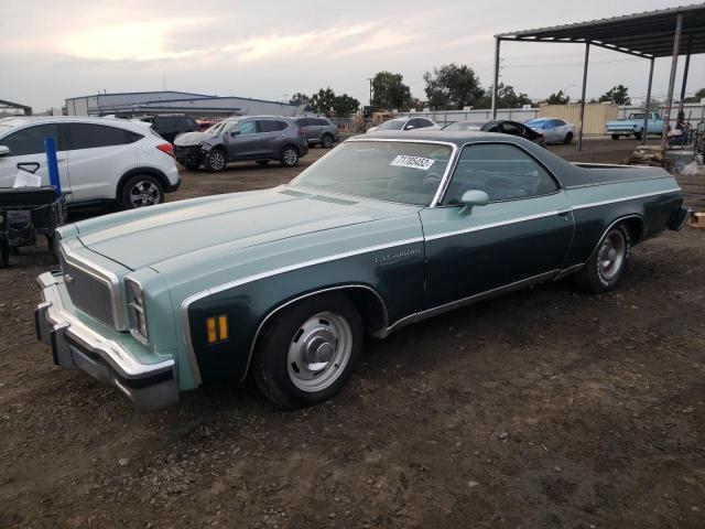 1D807Z28731 - 1977 CHEVROLET EL CAMINO TURQUOISE photo 1