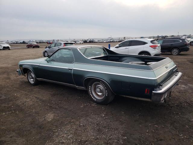 1D807Z28731 - 1977 CHEVROLET EL CAMINO TURQUOISE photo 2