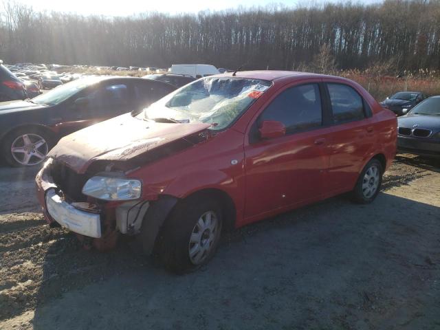 KL1TD52675B375287 - 2005 CHEVROLET AVEO BASE RED photo 1