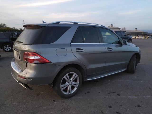 4JGDA5HB6EA268114 - 2014 MERCEDES-BENZ ML 350 4MA GRAY photo 3