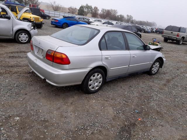2HGEJ6618YH518534 - 2000 HONDA CIVIC BASE SILVER photo 3
