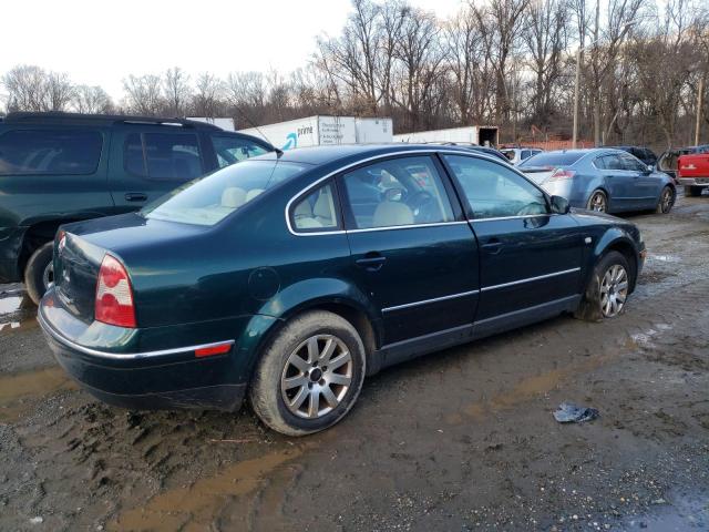 WVWPD63B52P293116 - 2002 VOLKSWAGEN PASSAT GLS GREEN photo 3