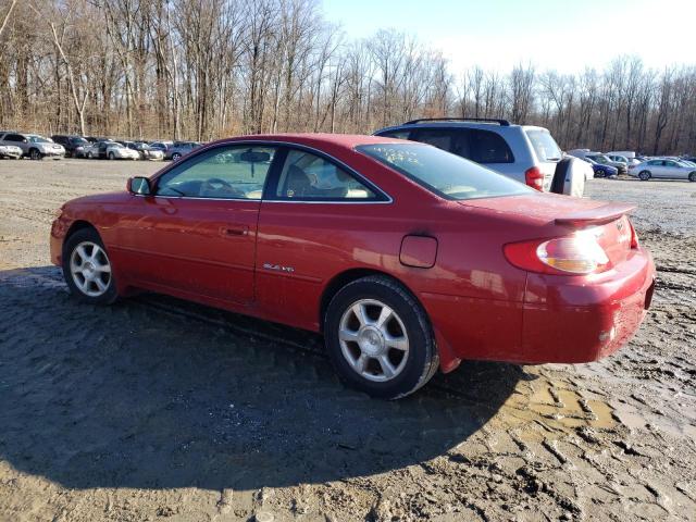 2T1CF28P42C598529 - 2002 TOYOTA CAMRY SOLA RED photo 2