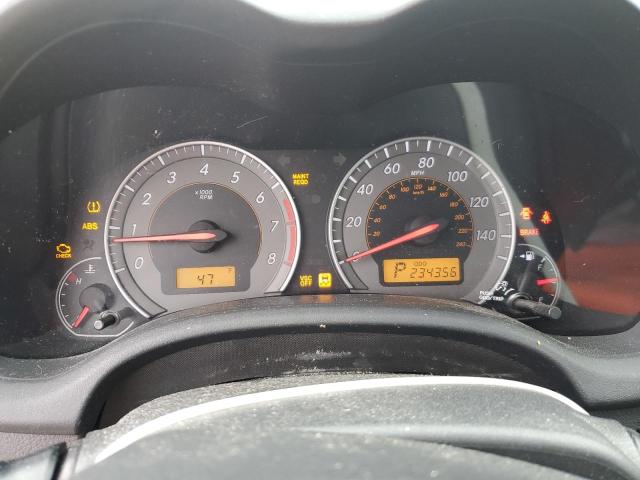 1NXBU4EE0AZ303312 - 2010 TOYOTA COROLLA BA Srebrny zdjęcie 9