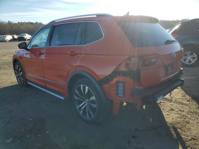 3VV4B7AX9KM039929 - 2019 VOLKSWAGEN TIGUAN SEL ORANGE photo 2