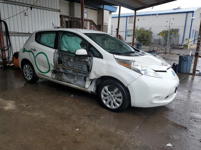 1N4AZ0CP3DC401118 - 2013 NISSAN LEAF S WHITE photo 4