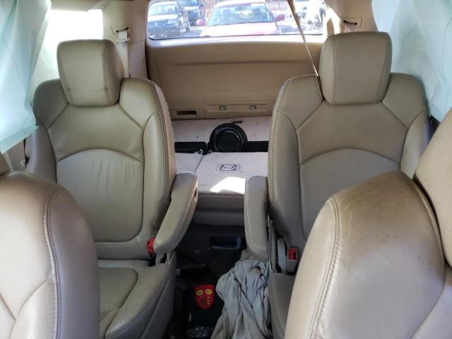 5GZLRVED5AJ206369 - 2010 SATURN OUTLOOK XR BURGUNDY photo 10